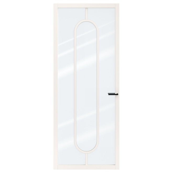 Binnendeur Skantrae SSL 14619 Blank Glas Wit Gelakt